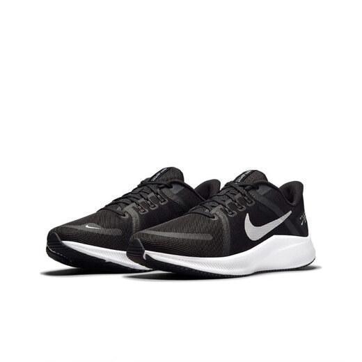 耐克（NIKE）Nike QUEST 4男鞋减震透气飞线网面运动休闲女鞋跑步鞋DA1105 DA1105-006 黑白 36
