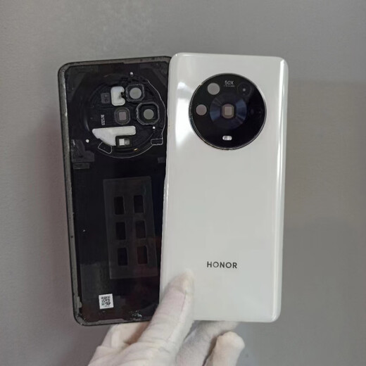 Second-hand Honor Pro original disassembled back cover battery cover magic4 ultimate version glass back shell ceramic magic4 bright black 98 new original disassembly