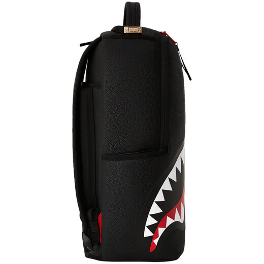 Spraygroundsg Shark Big Logo Shark Bouth Classic Collid Color PVC Bacos à dos Hommes et femmes Boîte-cadeau de style couple Boîte cadeau noir