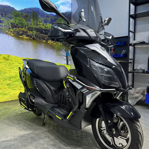 Manmang eignet sich für Tianying Yacht 125 Motorrad TY12532d Schutzstab Stoßstange Anti-Seite-Anti-Kollisions-Staber Kohlenstoffstahl vordere Stoßstange hintere Stoßstange