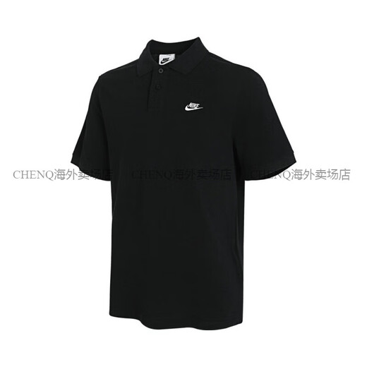 Nike (NIKE) men's CLUB SS POLO PIQUE loose casual and versatile POLO shirt FN3895-010 FN3895-010 S