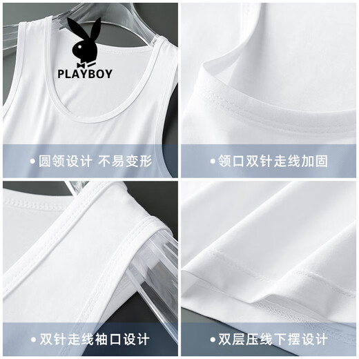 Playboy (Playboy) Modal Eissenssport-Weste zum Sommer mit schnell trocknendem ärmellosen T-Shirt-Basketball-Basketball-Basketball-Haltern 055-695 Royal Blue 5xl