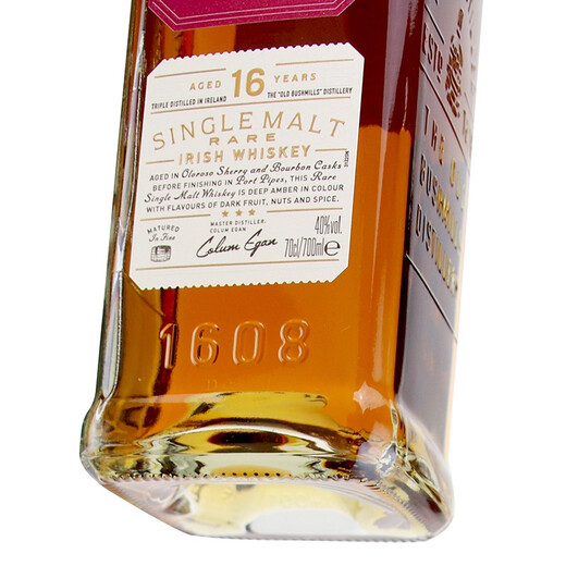 百世醇爱尔兰进口洋酒  Bushmills 布什米尔斯 奥妙 布什米尔 威士忌 百世醇16年