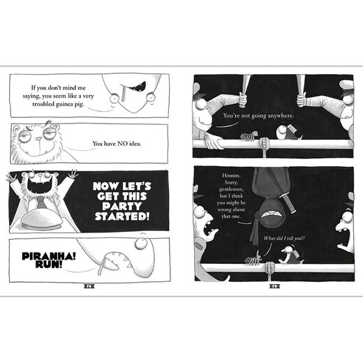 我是大坏蛋1-4册 The Bad Guys 坏蛋联盟儿童漫画电影小说 Scholastic学乐畅销儿童桥梁章节书 蓝思530-560L 6-12岁美国学乐出版社