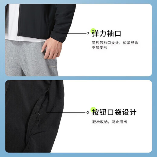 Nike (Nike) offizielle Schiffsgeschäft Jacke 2025 Sommer New Sportswear Windbreaker lässig atmungsaktive, schnell trocknende Trainingsjacke Dri-Fit Schnelltrockne/dünnes heißes Verkauf/zeigt Bilder und Rückkehr 10 s/165/84a