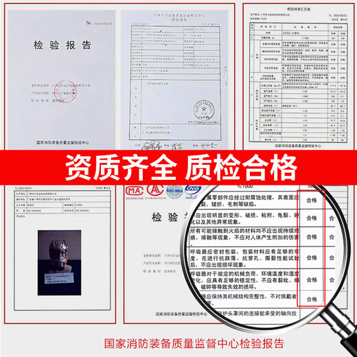 Fire gas mask, fire escape mask, anti-smoke and fire mask, hotel special fire mask 3C certified filter type fire emergency escape self-rescue respirator, escape mask TZL30 high-end 1 box