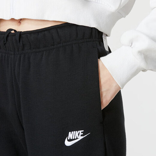 Nike (Nike) Costume féminin, automne et hiver Nouvelles vêtements de sport, Big Logo Sweatshirt Top Veste, pantalon décontracté, ensemble en deux pièces, sweat à capuche + pantalon / S / 155 chaud