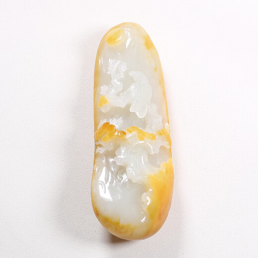 禄缘相苏州玉雕大师万子涵作品 和田玉白玉大展宏图摆件附证书653克