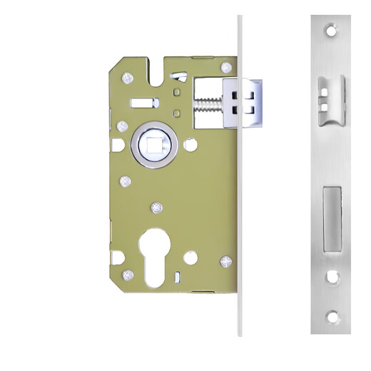 HOTUN lock body wooden door indoor deadbolt door lock accessories universal wooden door lock 5045-160 (87) light steel