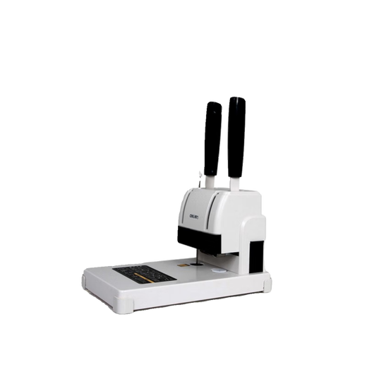 DELI get 3888N voucher binding machine financial punch accounting bid binding into book hot melt adhesive riveting tube 1 [extended handle - adjustable margin - large size