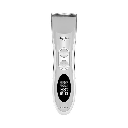 Shenbao Electric Clipper 878 Tiergeschäft Hund Beauty Special Wireless großer elektrischer Clipper Haarrasierer Universal Katze 878 Silber mit 7f Messerkopf