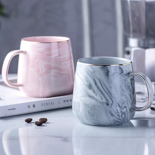 Dinner General birthday gift for boyfriend and girlfriend, couple, wedding and love anniversary, floral gift box, ceramic mug, pair