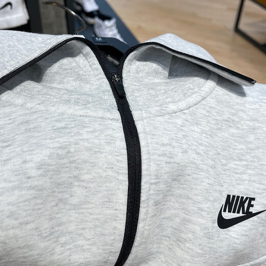 耐克（NIKE）外套女装2025夏季新款运动服时尚短款高腰翻领上衣夹克 FN2524-013灰色 XS