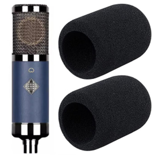 Cool sponge cover Telefunken TF51 microphone windproof and noise-proof Telefunken microphone shock absorber anti-spray cover black 360 high-end spring-free cantilever bracket 35*35