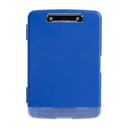 Praise outdoor waterproof file box plastic desktop organization multi-function copying board clip storage file box Fresh blue (11932)
