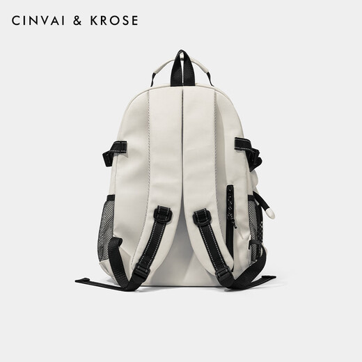 Cinvaikrose offizieller Campus -Rucksack für Frauen 2025 Neue Kapazität Multi -Layer Junior High School Schüler Rucksack Schulbag Geburtstagsgeschenk Beige - CK Schoolbag Geschenk für Mädchen Freundin