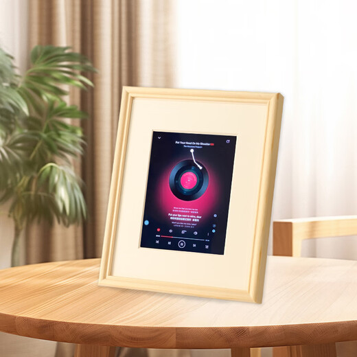 Nuevo mini marco de fotos antiguo de madera maciza para tableta para ipad que se puede convertir en un marco de reloj de pared en segundos, un soporte para álbumes de fotos electrónicos y marcos de fotos, personalizado, color nogal negro, madera maciza, hueco 0,8 que incluye cartón engrosado - ipad colgante 7-9 - orificio grande de 12 pulgadas 25,4 * 30,5 cm