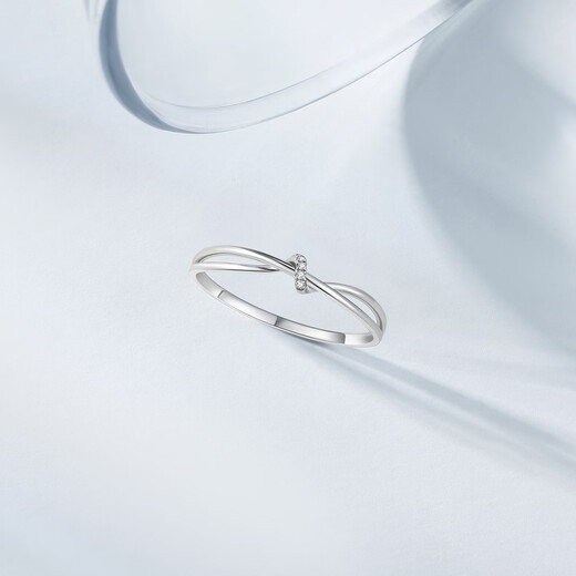 Chao Acer Platinum Diamond Ring Women's PT950 Ring Ring Bracelet Twist Explosion Send Girlfriend Birthday Gift No. 14