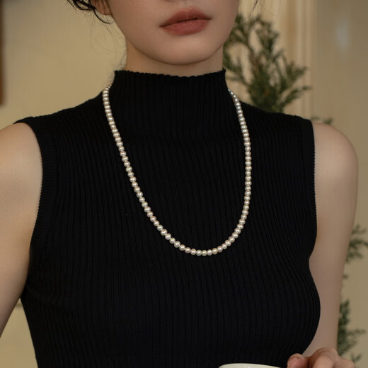 Fat Donglai quality freshwater pearl pendant AOILDLLI pearl necklace young and fashionable 60+5 (5 is an extension chain, adjustable)