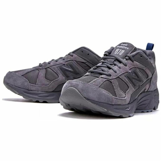 NEW BALANCE休闲鞋NB878网布翻毛皮系带耐磨低帮男女深灰 d宽 36