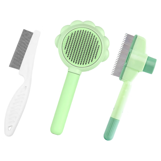 Amore Pet Dog Comb Cat Hair Comb Pet Teddy Comb Special Cleaning Artifact Needle Comb Puppy Supplies Petal Comb