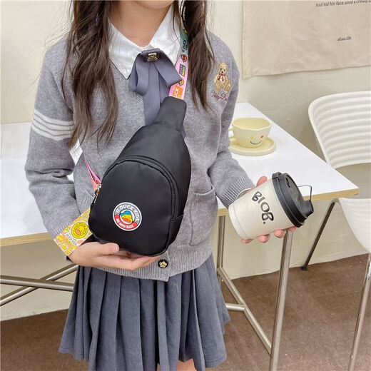 NIMENGSHI Little Yellow Duck Children's Super Cute Slant Bast Sag à la mode garçons et filles voyage Changement sac à dos tendance et mignon jaune HL6624