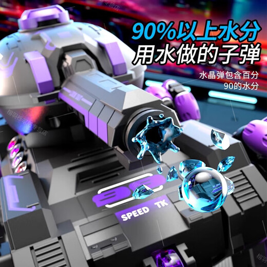 Linglai Vehículo tanque de bomba de agua con control remoto de seis ruedas de la marca británica para juguetes para niños Vehículo todoterreno con sensor de gestos para hombres Vehículo tanque de acrobacias de cuatro ruedas - control único de manija - estándar de juego único verde - duración de la batería de aproximadamente 35 minutos + bombas de agua de 6 W