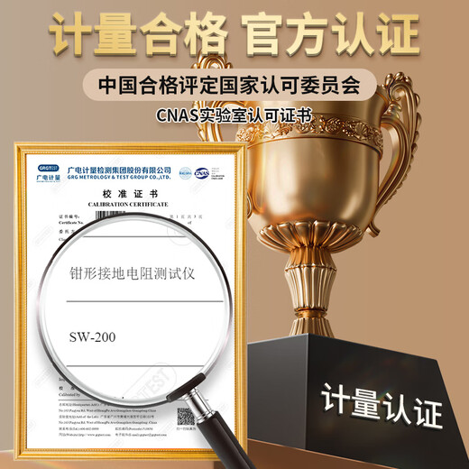 Suwei Clamp Ground Resistance Tester High Precision Lightning Protection Resistance Tester Ground Resistance Meter Resistance Tester SW200