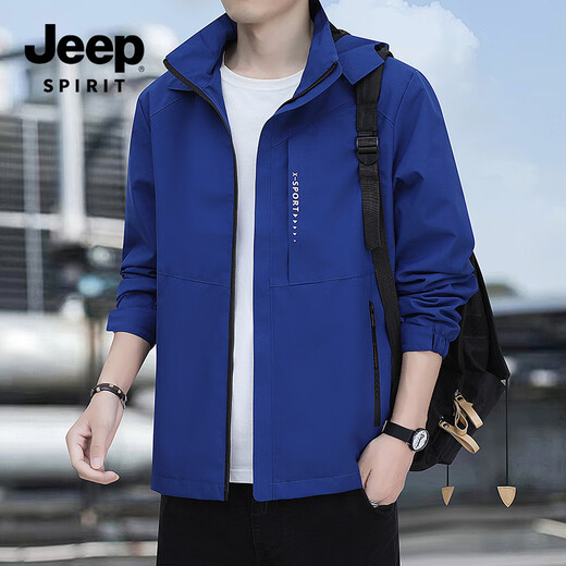 JEEP SPIRIT Jacket Men's Casual Light Business Jacket Men's Autumn Versatile Men's Tops 9907 Camel 3XL