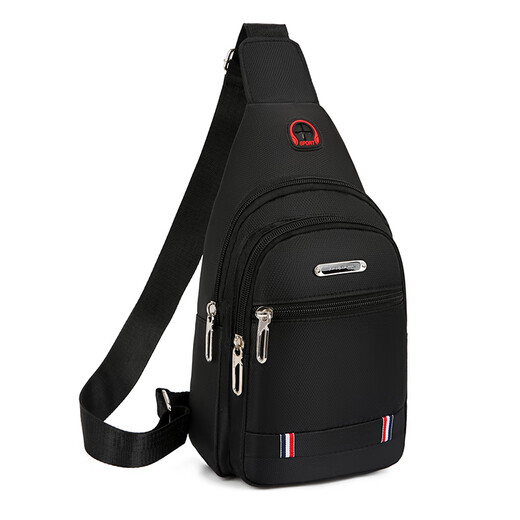 
New chest bag men's bag one-shoulder crossbody bag casual crossbody bag Oxford cloth chest cross bag trendy men's bag 9905 small board blue