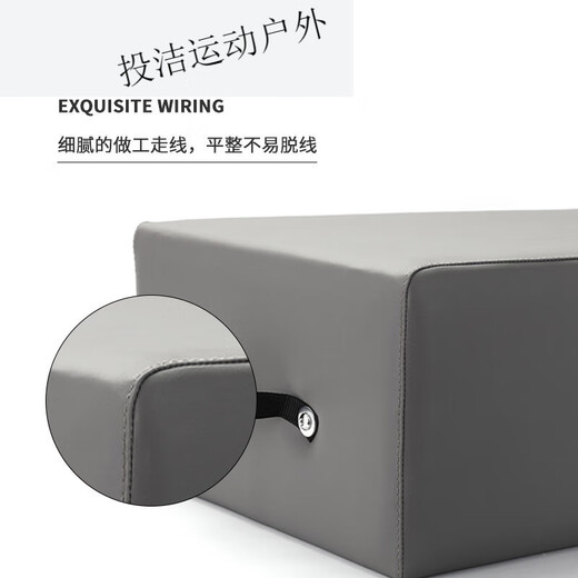 MieLanat Pilates sitting box large equipment square box box core bed yoga fitness wooden semi-elevated sliding bed core black one square box