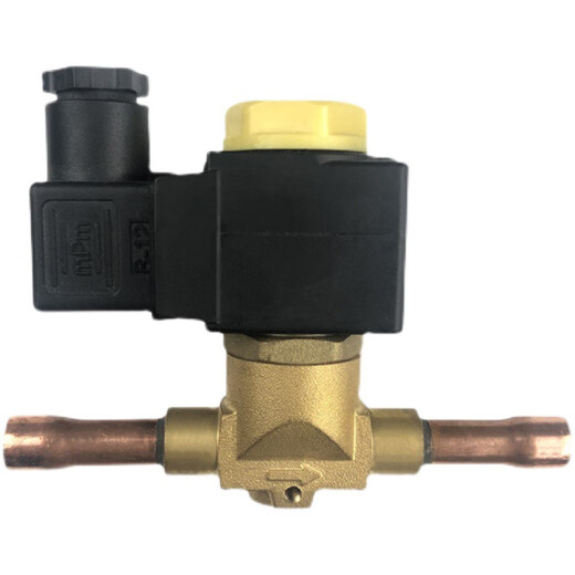 Normalmente el interruptor del controlador de la válvula solenoide cerrada de 220V Air acondicionador de 380 V de 380 V de soldadura de la unidad de refrigeración Puerto de soldadura de soldadura 220V3/4 1098/6 19 mm