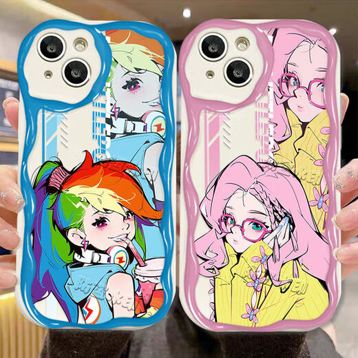 KYODO Little Pony Poly Soft Bee Qi Qi Applicable Vivoy78 Redmi Note12TPro Mobile Case OPPOk10x Real Me GTNeo5 Huawei nova11 Apple 14 Xiaomi 1 Cream Pattern Ancient White-N3884 Huawei Other Models