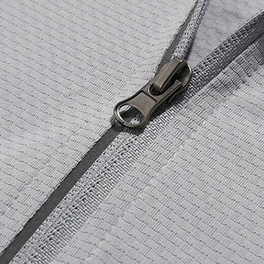 Playboy sun protection clothing men's summer coat thin jacket fishing skin clothing ice silk breathable sun protection clothing silver gray L
