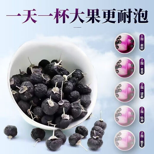 北京同仁堂青海黑枸杞免洗红枸杞特一级胖东来品质黑枸杞头茬大果组合装补身 青海黑枸杞400g[罐装]