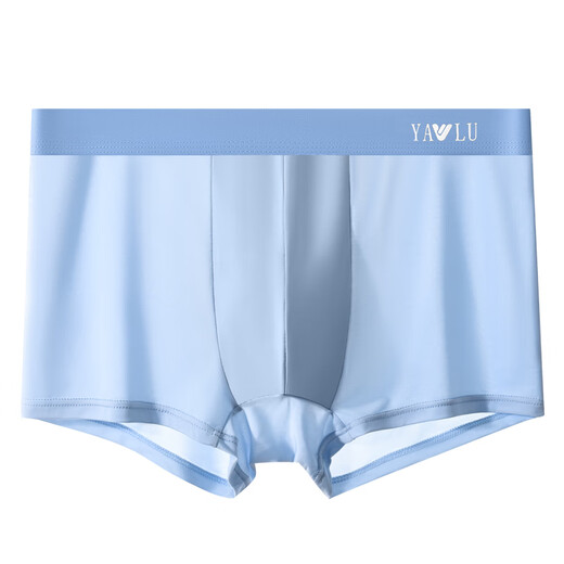 Yalu underwear men's ice silk boxer shorts breathable sports thin summer boxer shorts boys 9902 black + dark gray + dark green + light gray 4 strips L 80-100Jin [Jin equals 0.5 kg]