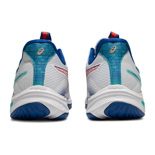 ASICS men's shoes, volleyball shoes, comfortable rebound speed sports shoes NETBURNER BALLISTIC FF 4 white/blue 42