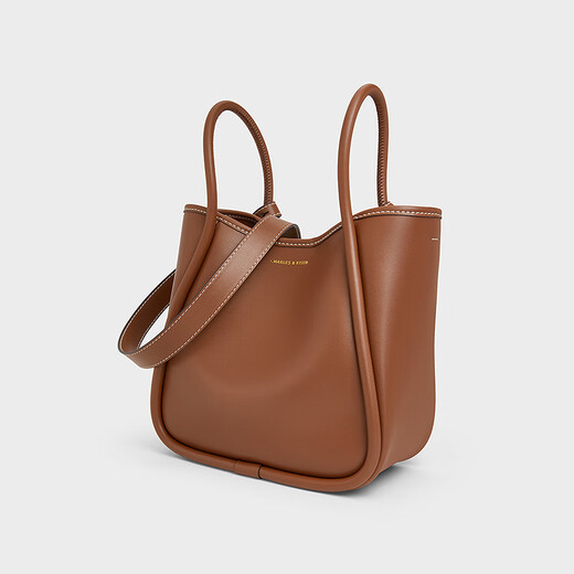 
CHARLES/KEITH25 summer new product large capacity commuter one-shoulder tote bun mother bag Chinese Valentine's Day gift CK2-30782647 Chocolate chocolate color M