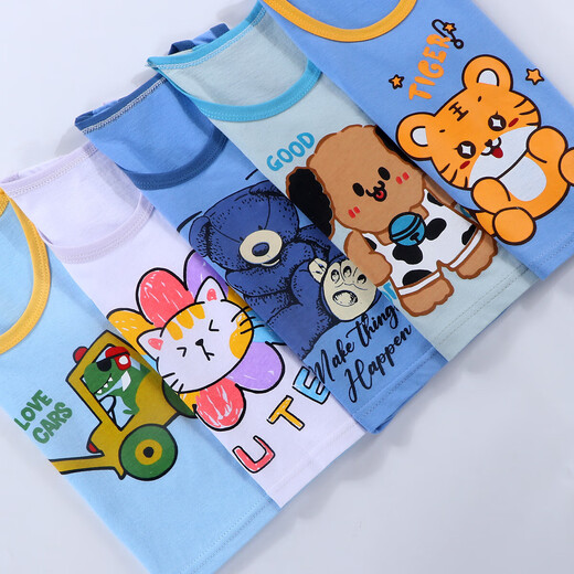 [Kinderweste Set] Sommer Pure Cotton 2025 New Style Girls Shorts Kleidung Baby Koreanische Version Boy Keine E18-Forklift Bär 90 cm