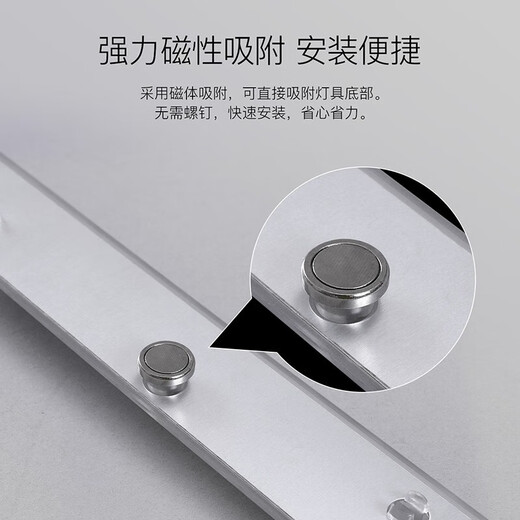 Philips (PHILIPS) LED living room and bedroom ceiling lamp wick 20w white light 6000k round magnetic modification replacement light source lamp panel module 1 pack