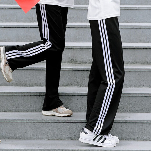 Kuzhang (KUZHANG) class uniform summer suit for junior high school students and high school students sports meeting team clothing teacher garden uniform polo shirt work clothes for men and women 9922 black pants XS