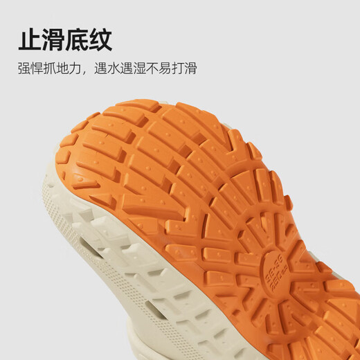 利达妮（TZLDN）防滑手术室洞洞鞋男士夏季外穿厚底EVA防臭溯溪凉鞋包头凉拖鞋女 米色【手术室防滑、久站不累】 42-43 【适合41-42码】
