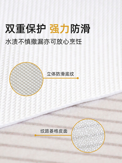 Spezielle Bodenmatte für Küchenboden 2025 Neues Full-Shop PVC wasserdichtes Teppich Anti-Rutsch, ölresistent, schmutzresistent, wischungsbeständig, frei von Waschen 15917-Qingyuan 50*120 cm [wasserdicht, ölresistent]