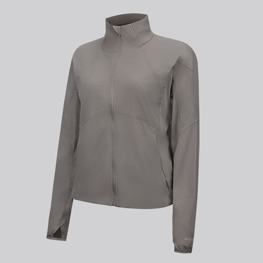 lululemon丨Classic-Fit Ventilated 女士跑步经典剪裁通风夹克 LW4BYZS 暖褐灰 S /6