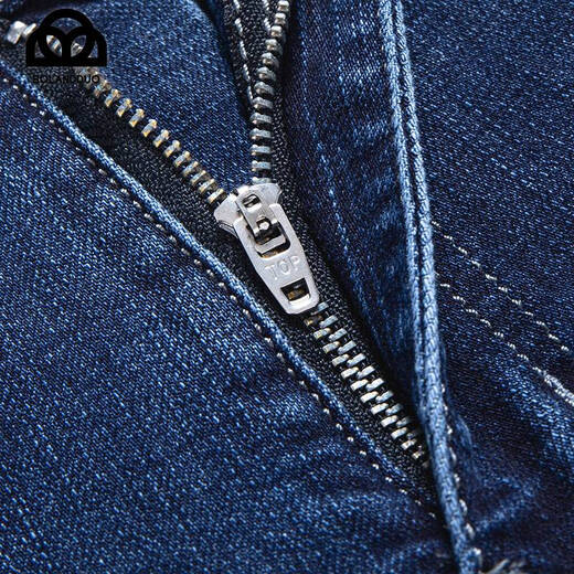 Jeep Spirit Jeep printemps et été en coton mince jeans pour hommes d'âge moyen de l'âge moyen de grande taille, grande taille décontractée papa respirant long 3891 Zhonglan Thin Style 38 [3 pieds]