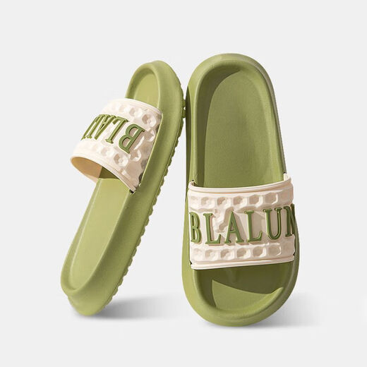 
RONGXITU (RONGXITU) back-reliable thick-soled slippers summer anti-slip bathroom couple slippers BLALUN[9901] black 36-37