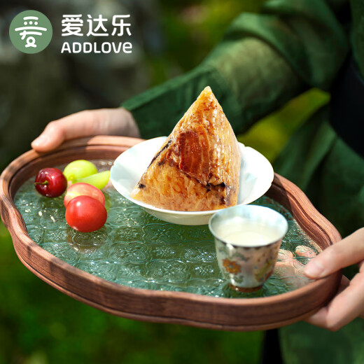 Aidale Zongzi Regalo de regalo Huevo Yema carne fresca tocino estofado pasta de frijol salado salado