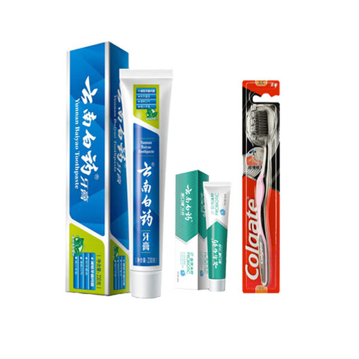 云南白药牙膏留兰香薄荷冬青热销榜祛牙垢牙渍去口臭护龈抗敏美白清新口气 【260g】薄荷230g+30g+牙刷