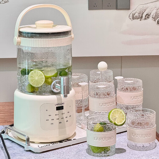 Ingrid's housewarming gift for friends and besties large-capacity water set household glass practical gift for elders LAPULIAO housewarming water cup set PRO Max