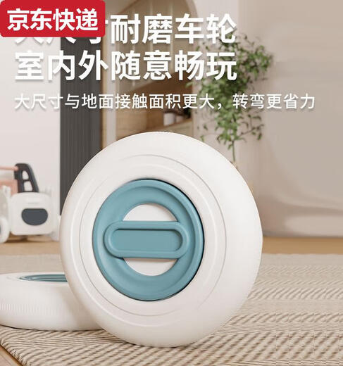 宝宝学走路神器手推车婴儿学步车助步车儿童拉车玩具推车一三岁 米白色可坐/可拉/豪华大礼包